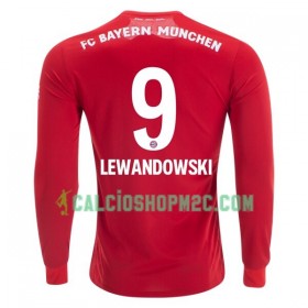 Bayern Monaco Robert Lewandowski 9 Maglia Prima 2019/2020 Manica Lunga